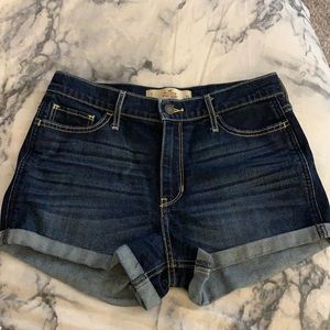 High Waisted Denim Shorts